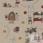 A kisegér karácsonya - dekor vászon