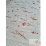 Virágszálak - mintás dupla géz anyag