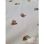 Pindur lajhár - mintás pamut jersey