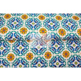 Mediterrán érzés - viszkóz jersey