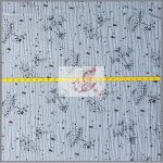 Halvány kék esernyő mintás dupla géz 