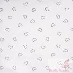 Napfényre színesedő pamut jersey - szívecskék