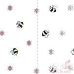 Napfényre színesedő pamut jersey - méhecskék