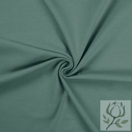 Sötét füstös menta - pamut jersey