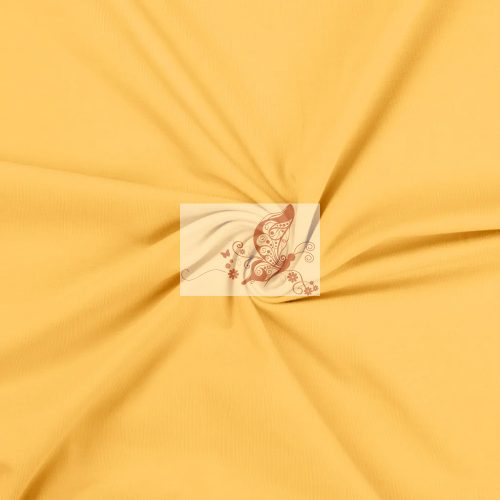 Sárga színű pamut jersey