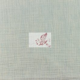 Halvány kék - melanzs - dupla géz